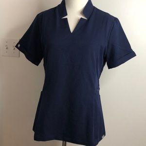 Figs Inala Scrub Top in NAVY BLUE XS. BNWT